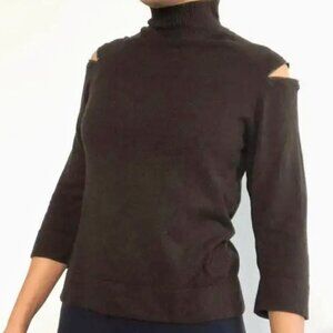 Cache  Design Studio Turtleneck 100% Merino Wool